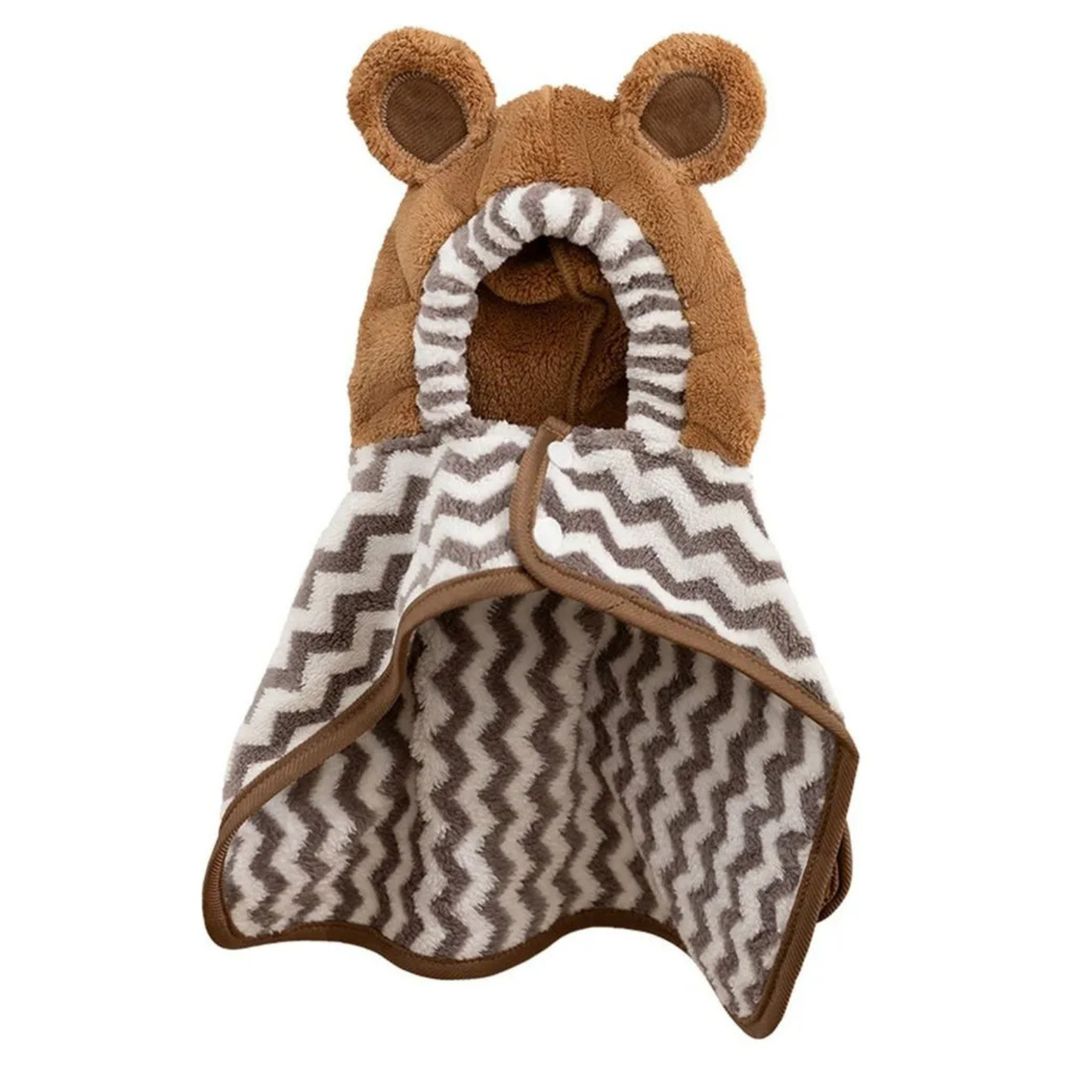 Bata Paño para Mascotas - Hooded Bathrobe