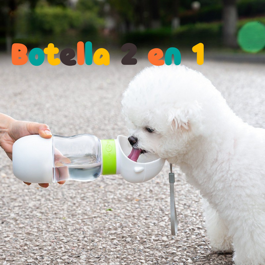 Botella 2 en 1 para Mascotas - Pet Bottle