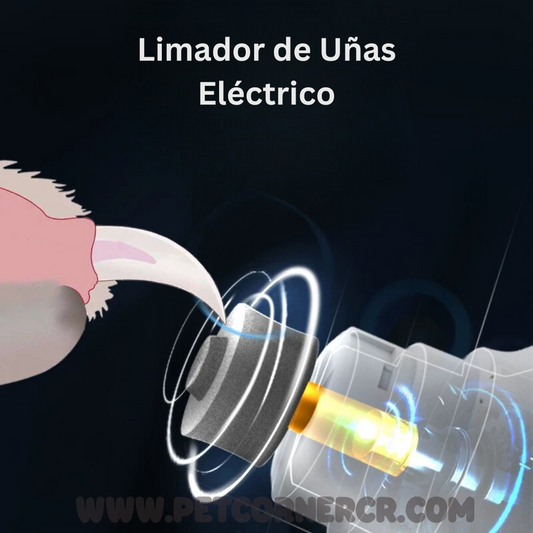 Limador eléctrico de uñas para mascotas