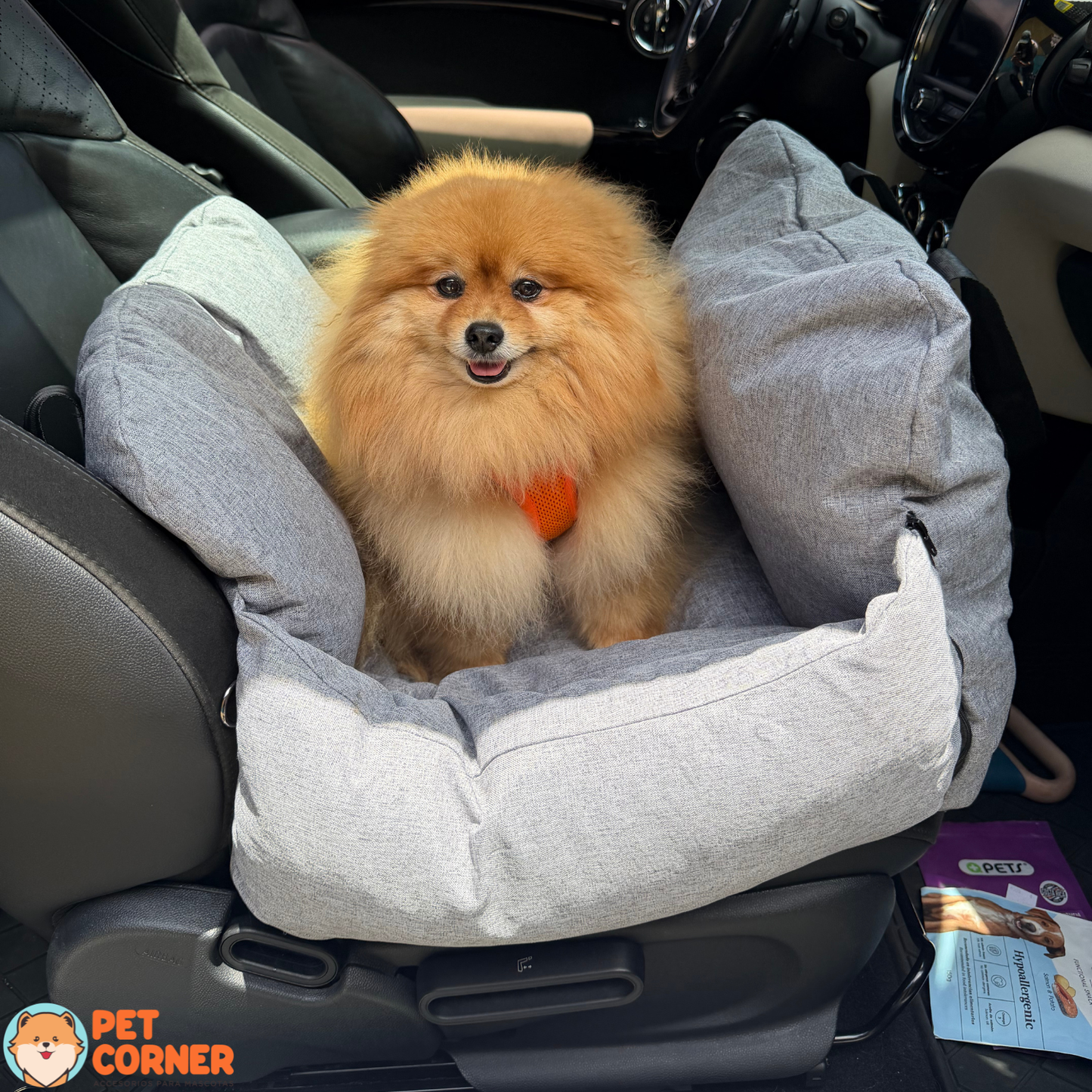 Booster Mediano Acolchado - Pet Car Seat