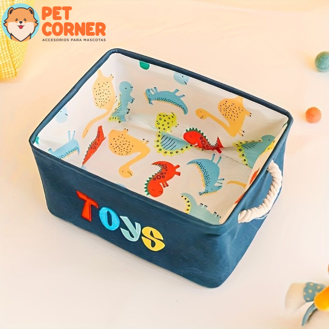 Canasta organizadora de juguetes - Pet Toy Box