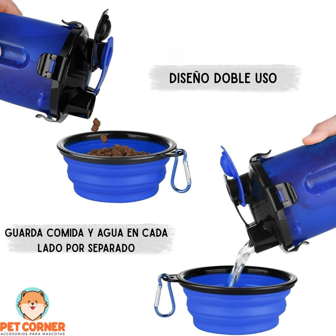Botella 2 en 1- Dual Use Pet Bottle