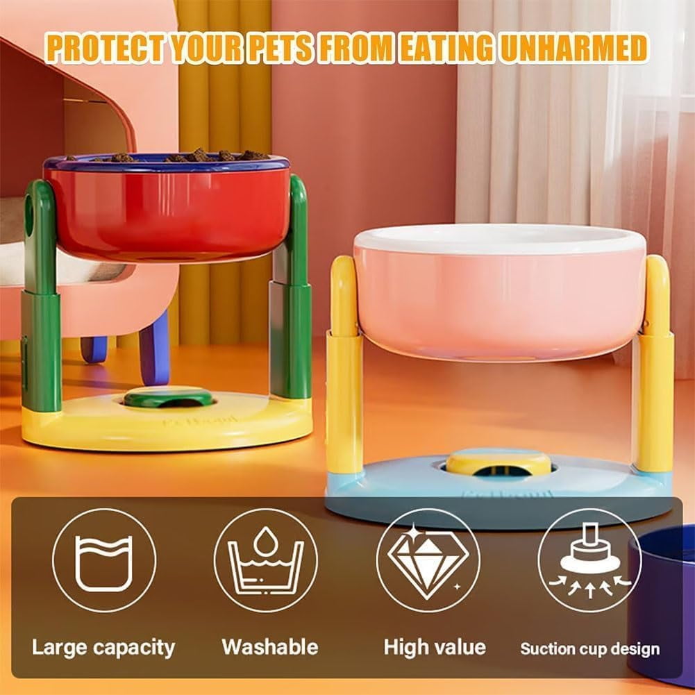 Comedero Elevado Ajustable- Adjustable Pet Bowl