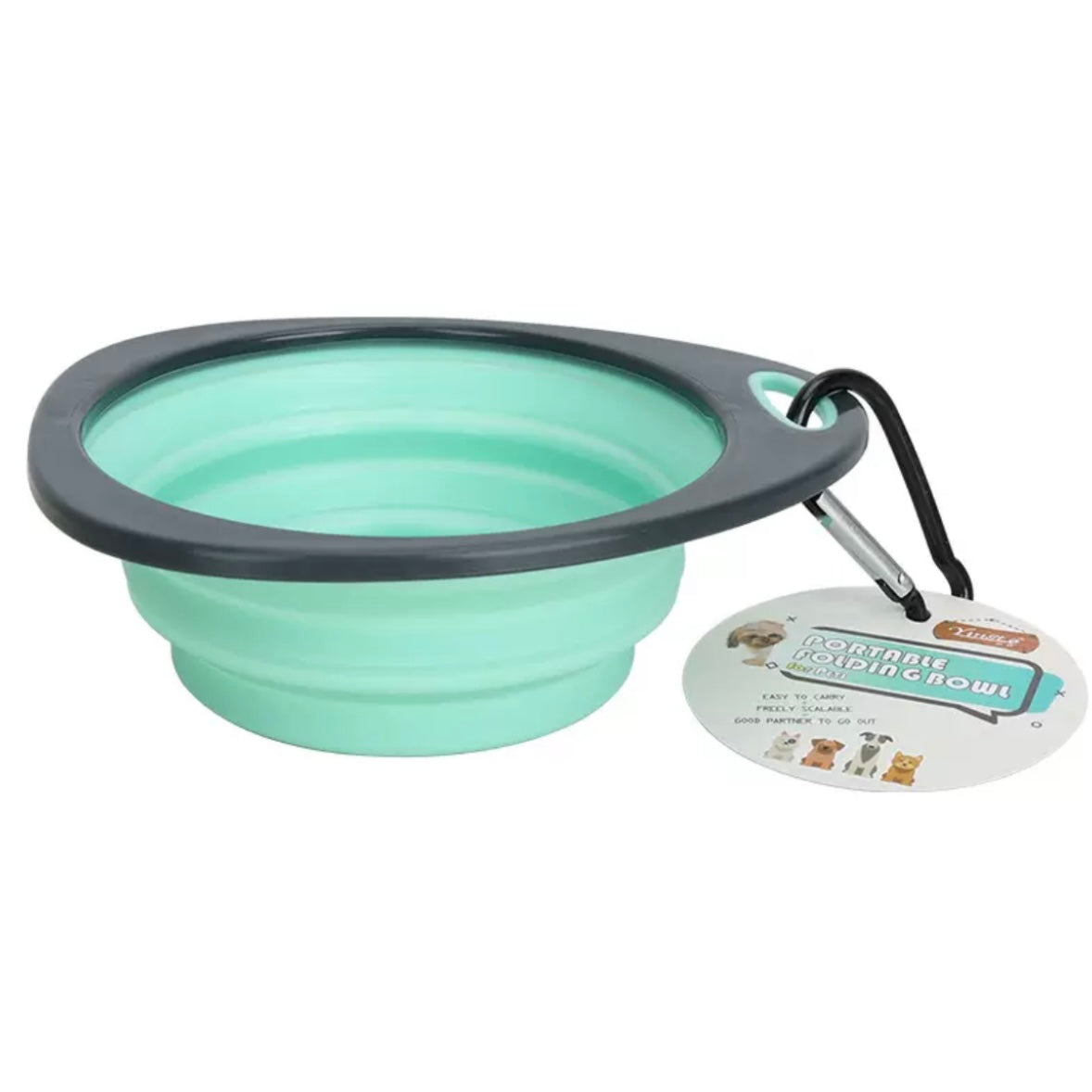 Tazón Pórtatil Plegable - Foldable Bowl