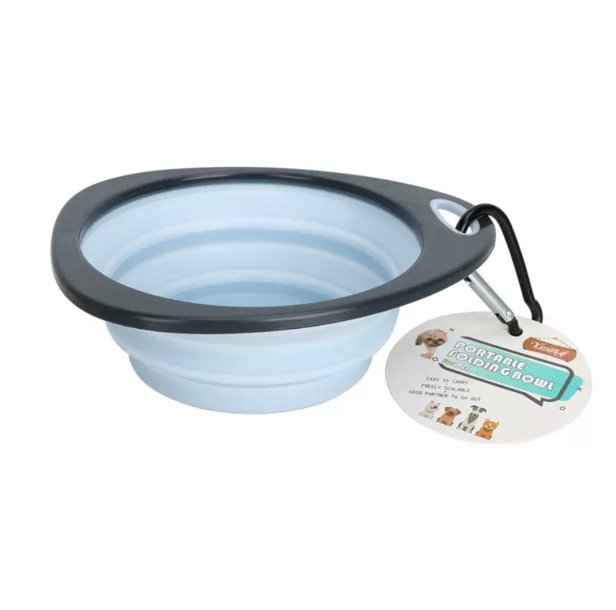 Tazón Pórtatil Plegable - Foldable Bowl