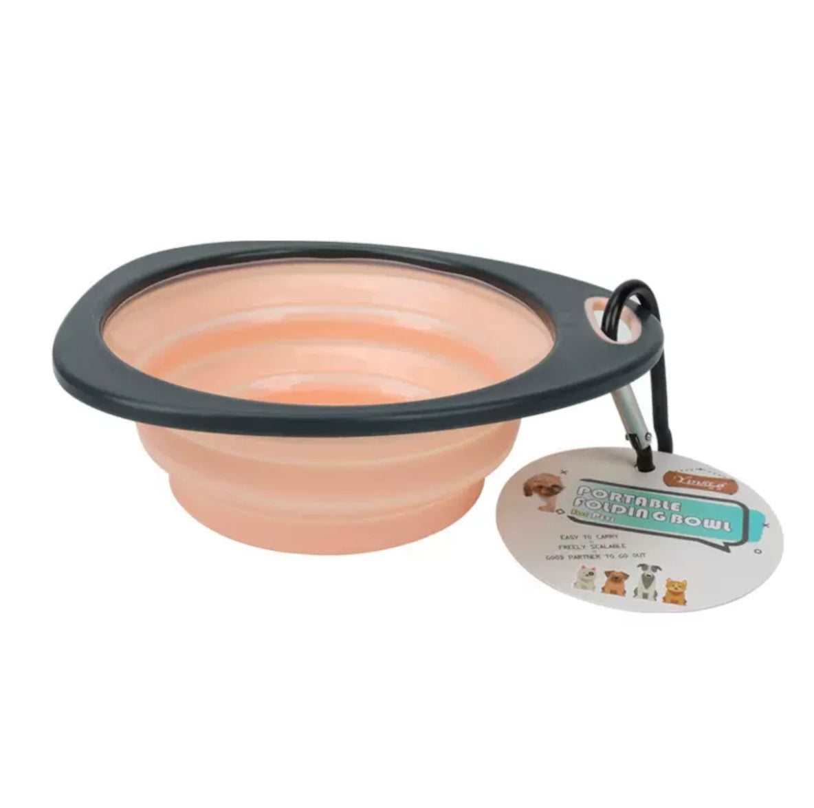 Tazón Pórtatil Plegable - Foldable Bowl