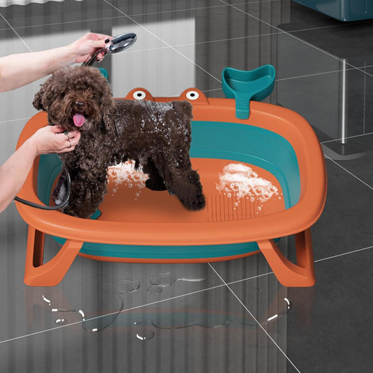 Tina para mascotas plegable