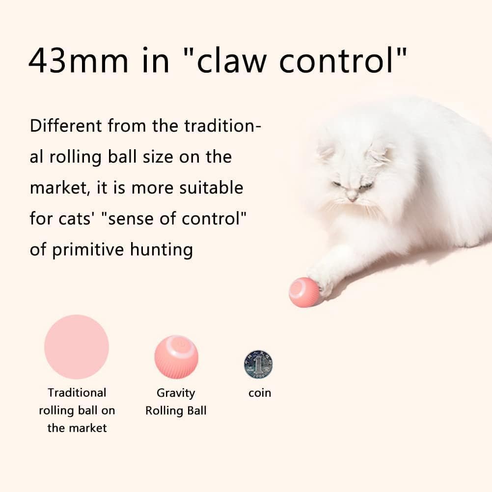 Bola Interactiva para Gatos – Gravitational Rolling Ball