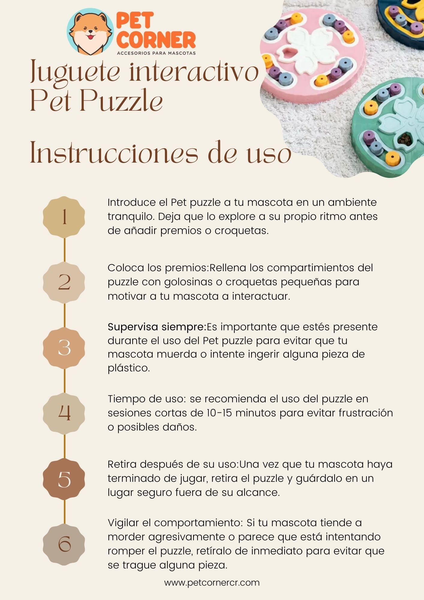 Juego Interactivo para mascotas - Pet Puzzle