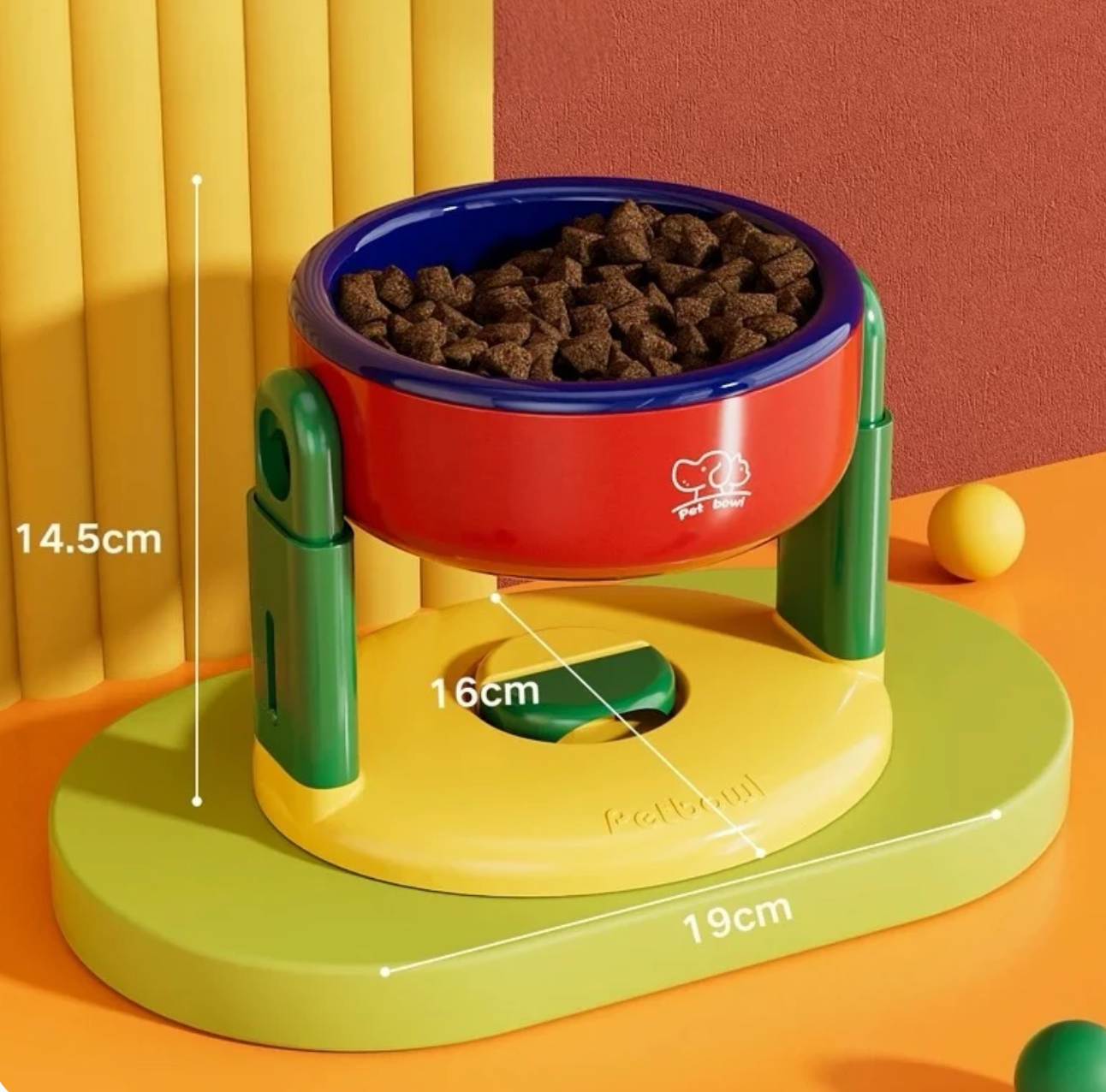 Comedero Elevado Ajustable- Adjustable Pet Bowl