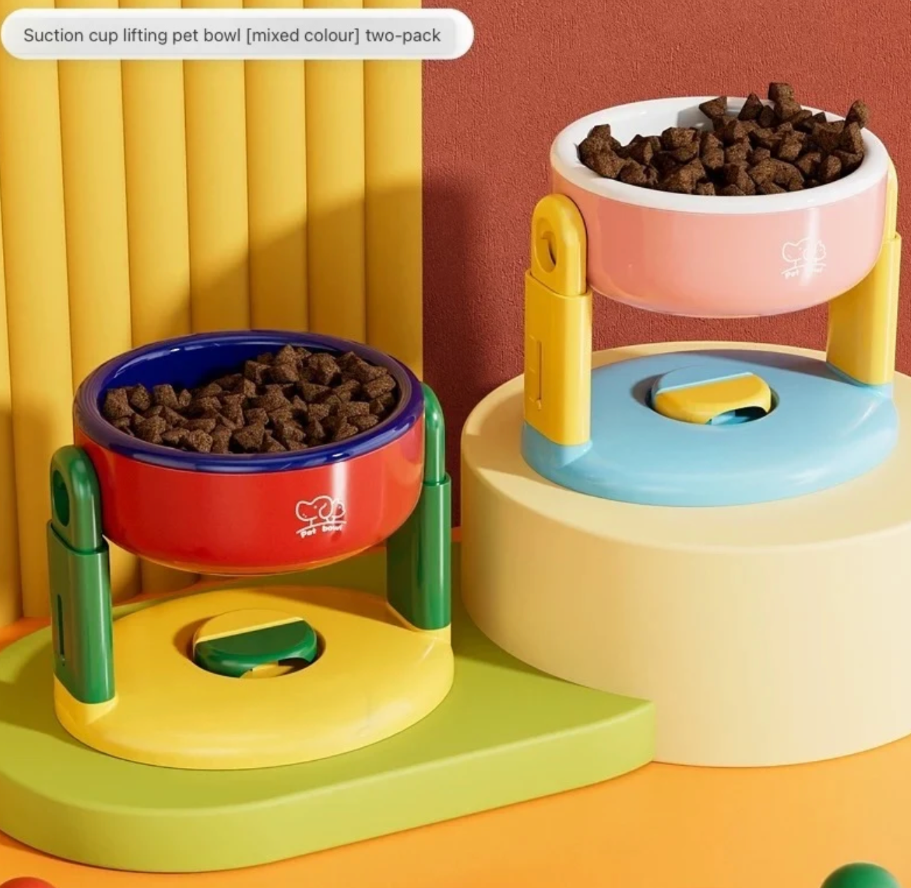 Comedero Elevado Ajustable- Adjustable Pet Bowl