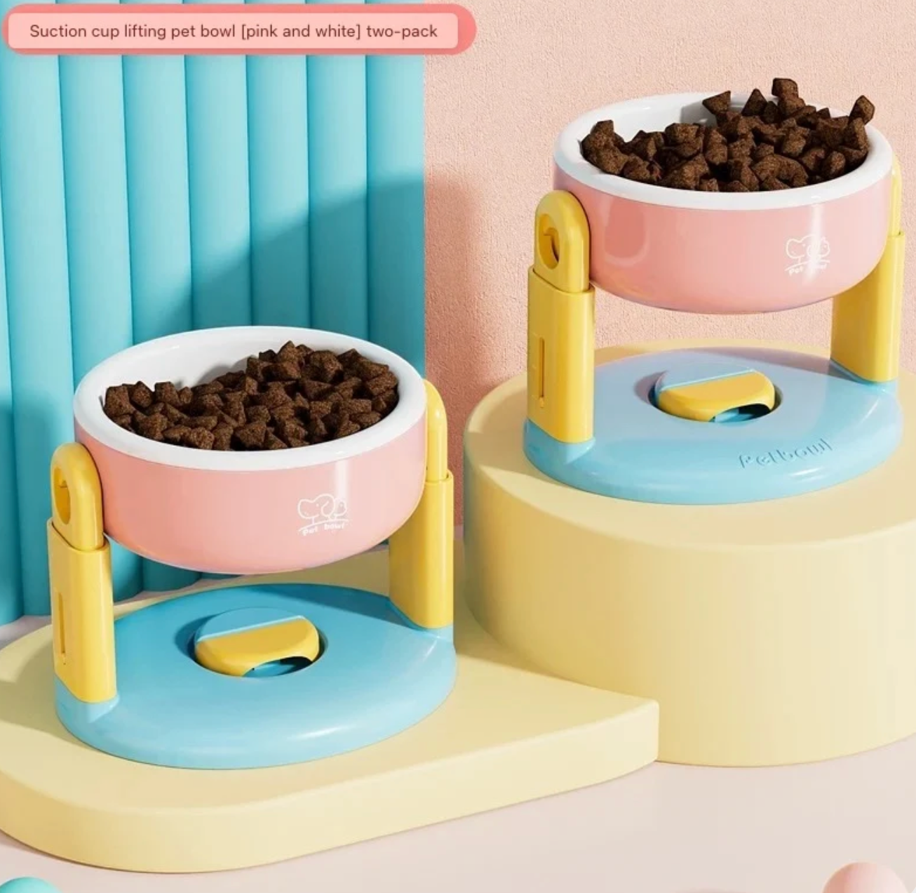 Comedero Elevado Ajustable- Adjustable Pet Bowl