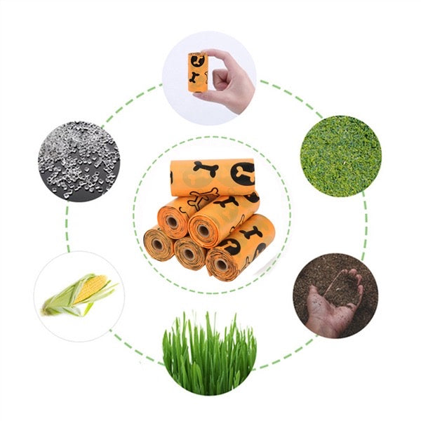 Bolsas Eco-Friendly (16 Rollos) - Poop Bags