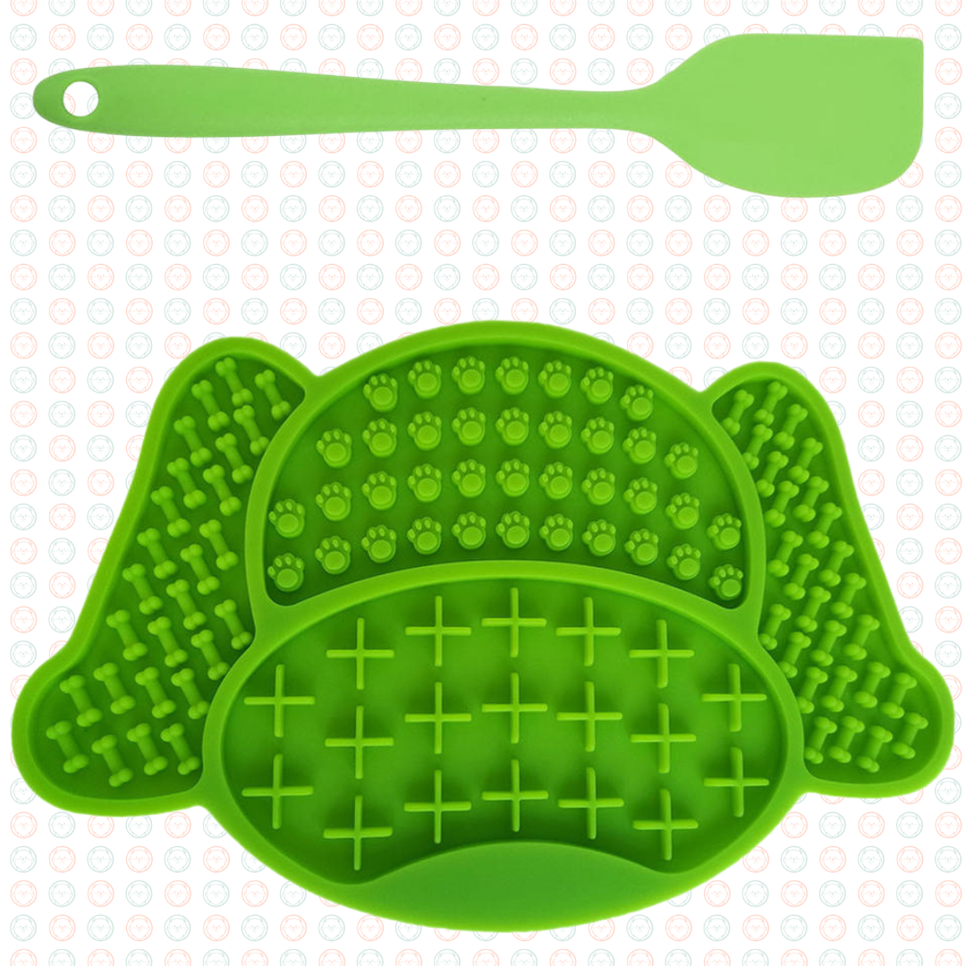 Silicone Licking Mat - Almohadilla para lamer (Incluye espátula)