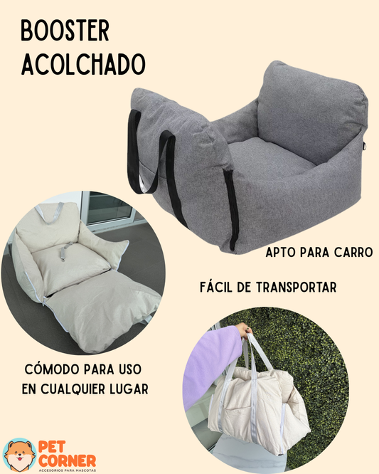 Booster Mediano Acolchado - Pet Car Seat