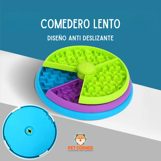 Comedero Lento Antiansiedad- Pet puzzle