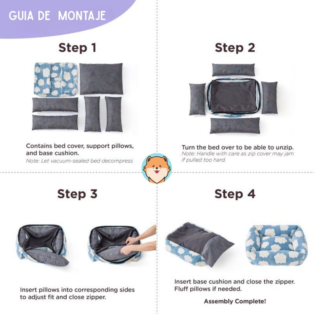 Cama para Mascota Rectangular