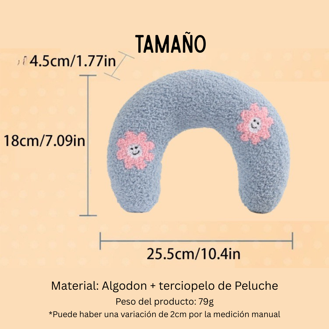 Almohada pequeña en forma de U