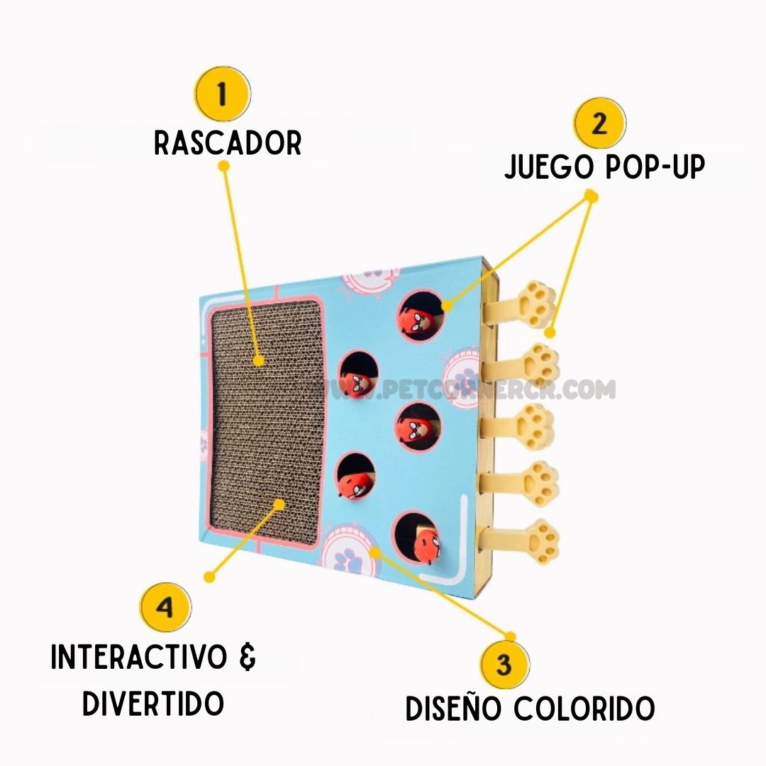 Rascador Interactivo para Gatos