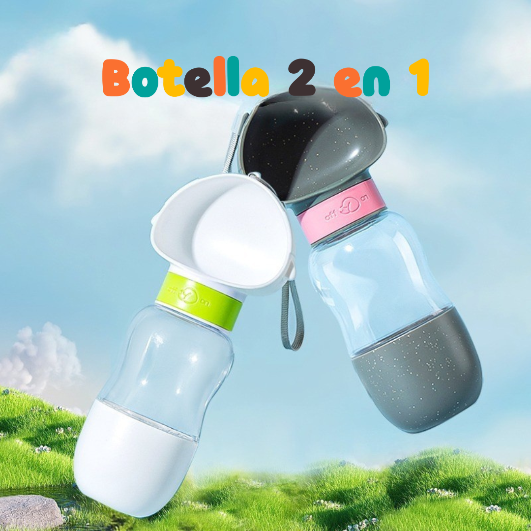 Botella 2 en 1 para Mascotas - Pet Bottle