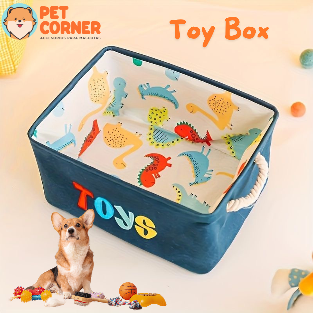 Canasta organizadora de juguetes - Pet Toy Box