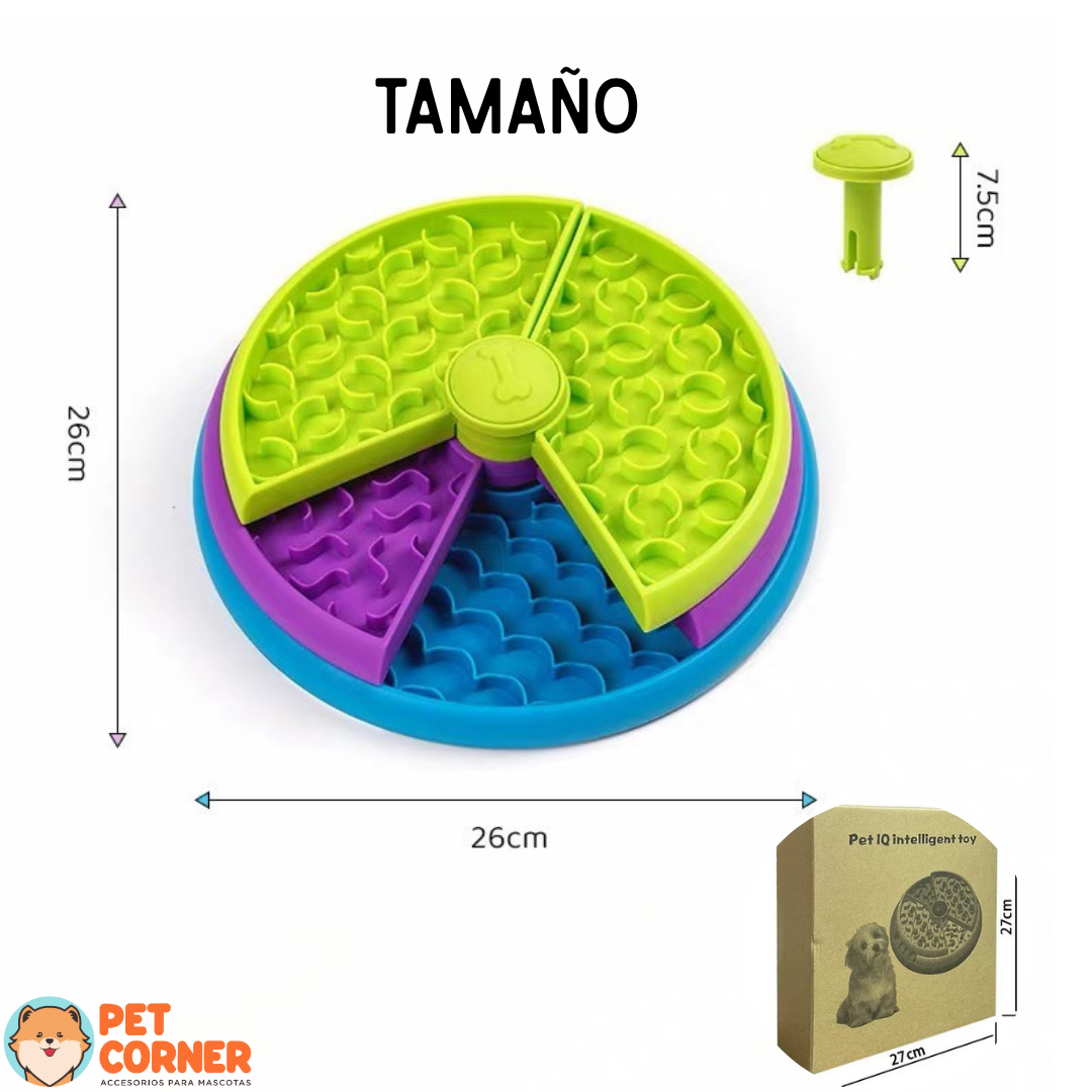 Comedero Lento Antiansiedad- Pet puzzle