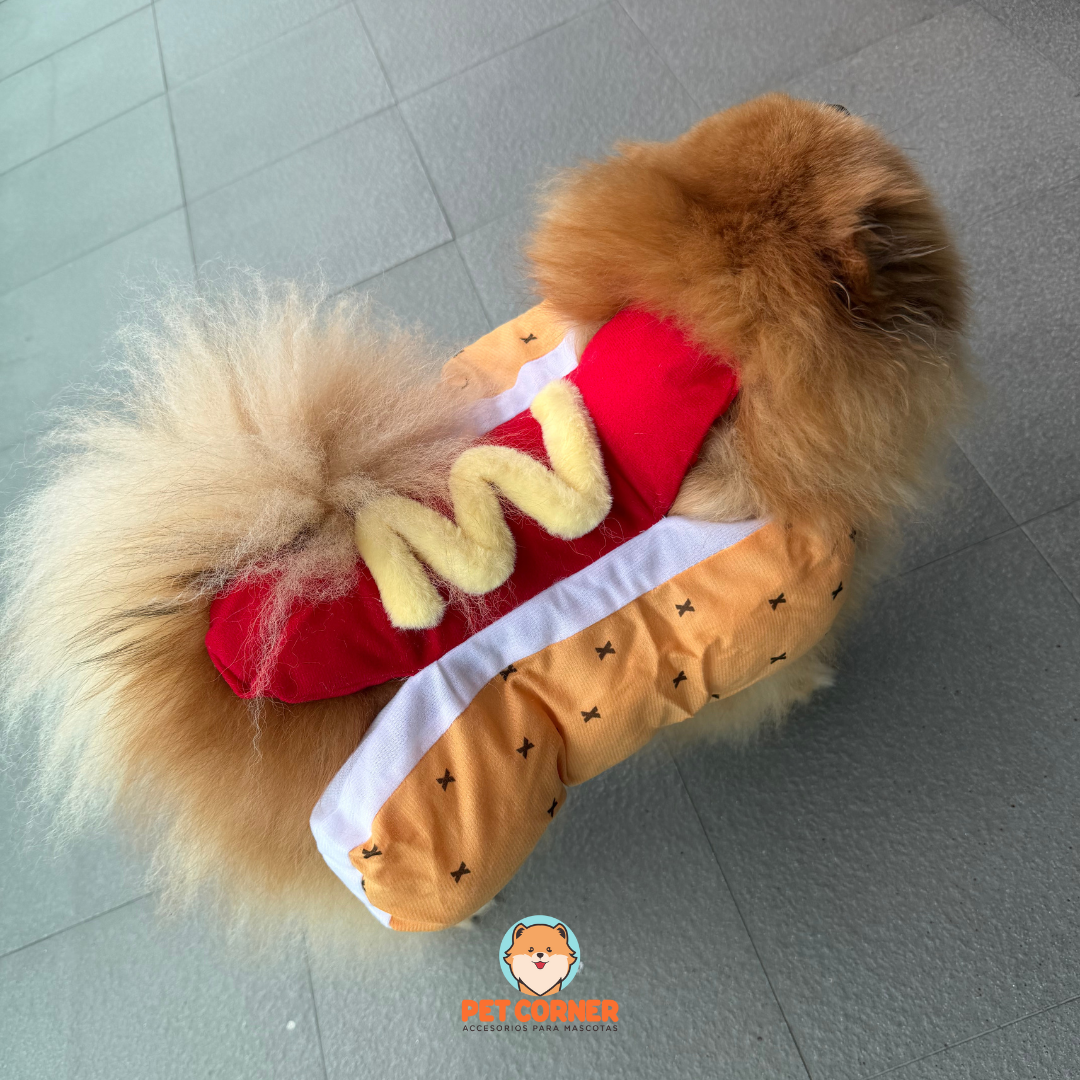 Disfraz Hot Dog para mascota - Hot dog Custome