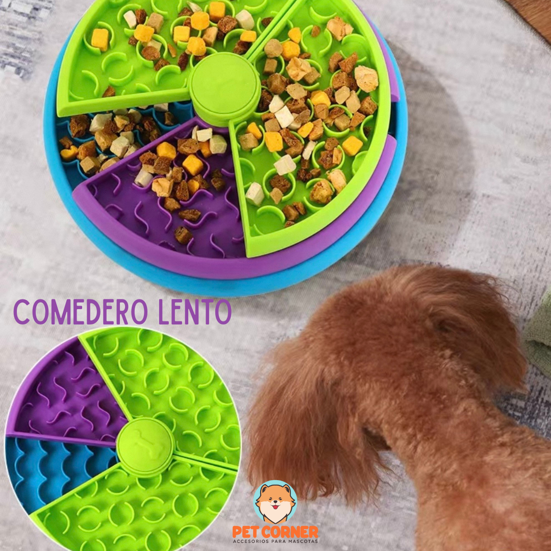 Comedero Lento Antiansiedad- Pet puzzle