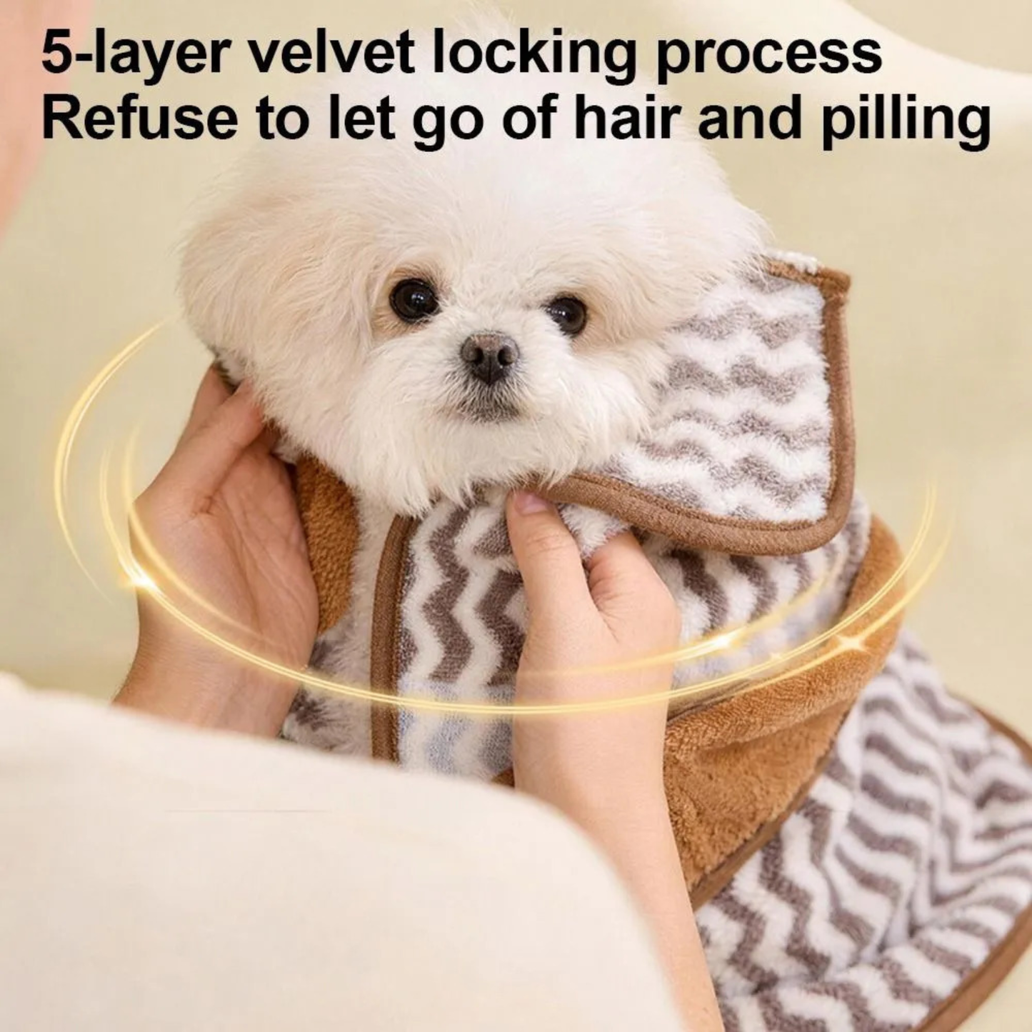 Bata Paño para Mascotas - Hooded Bathrobe