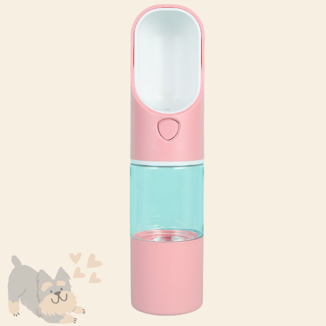 Botella para Mascotas 2 en 1 - Bunny shape