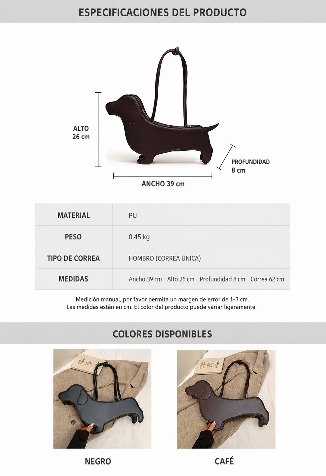 Bolso Dachshund de Diseño