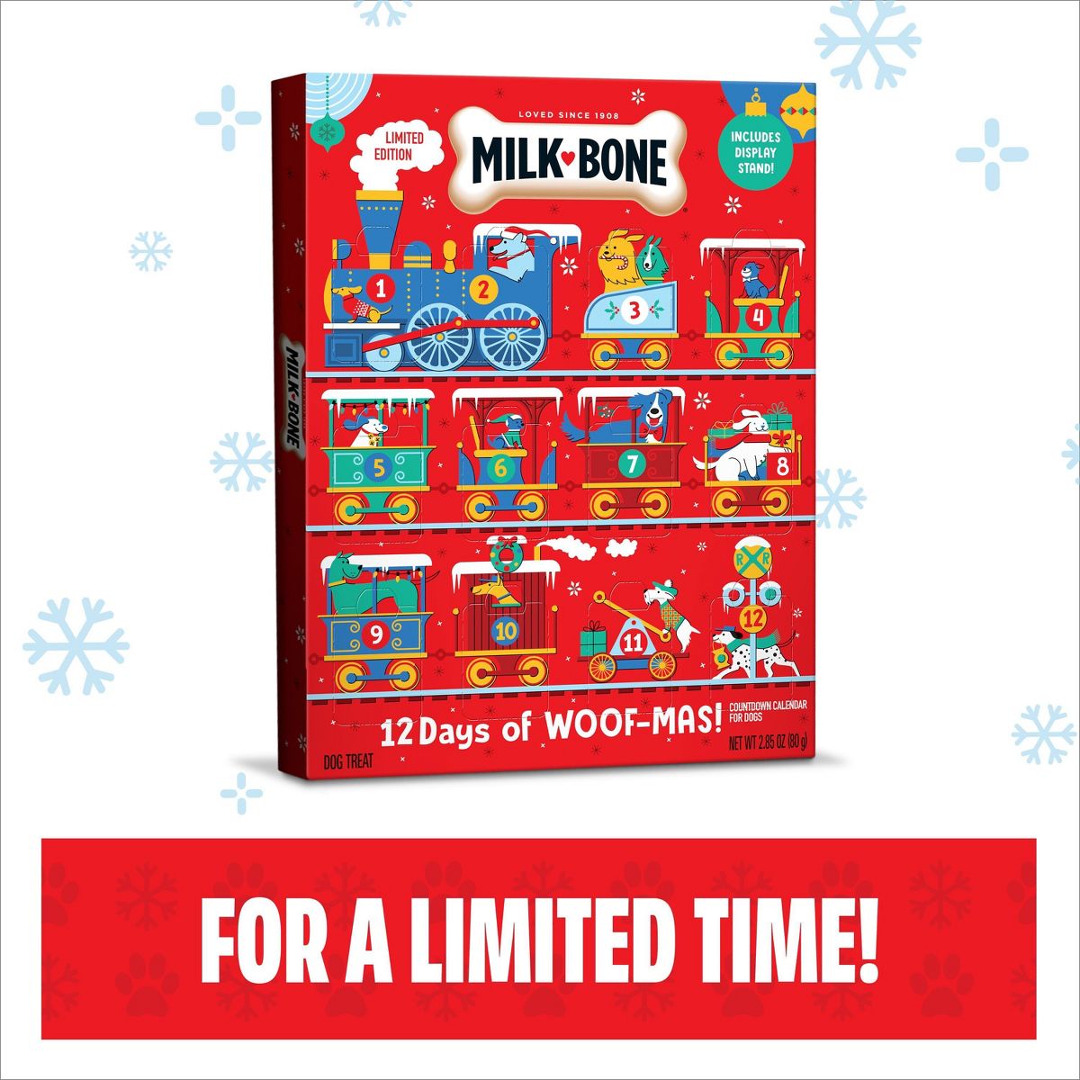 Calendario de adviento para Perro - 12 Dias Milk bone