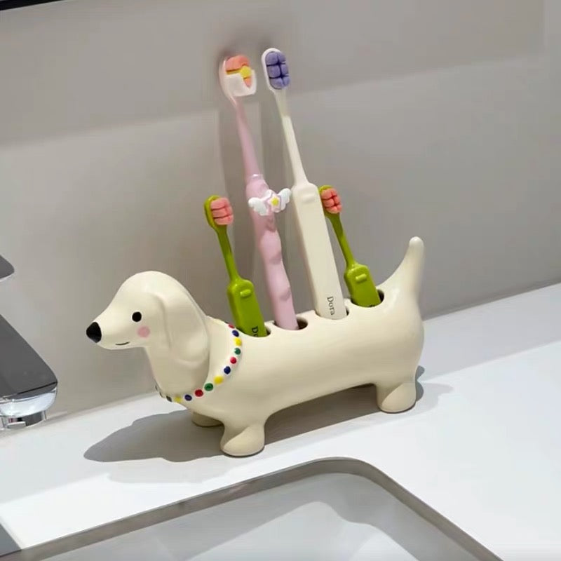 Soporte de Cerámica para Cepillos Dentales