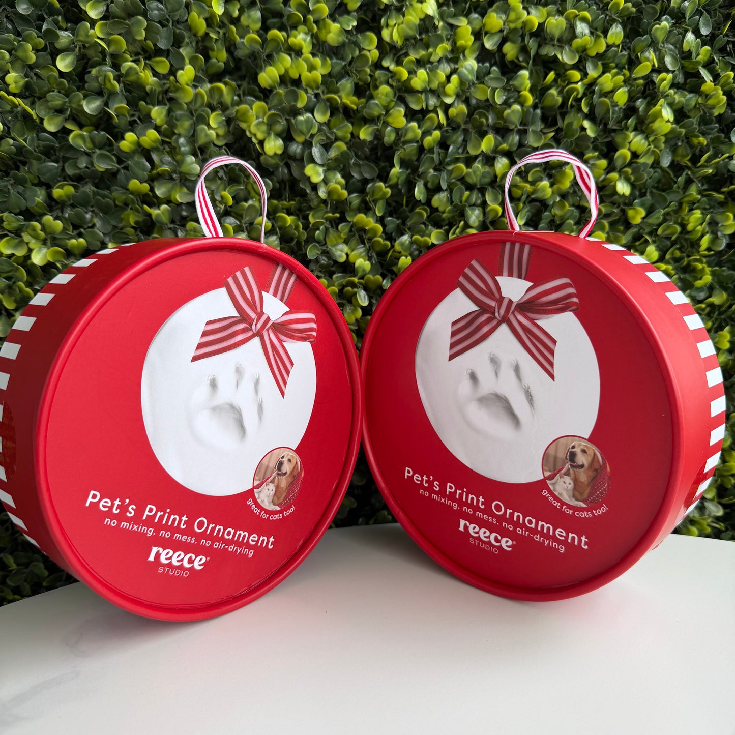 Set Paw Print Ornament- 1 Pack- Adorno Navideño de Huella