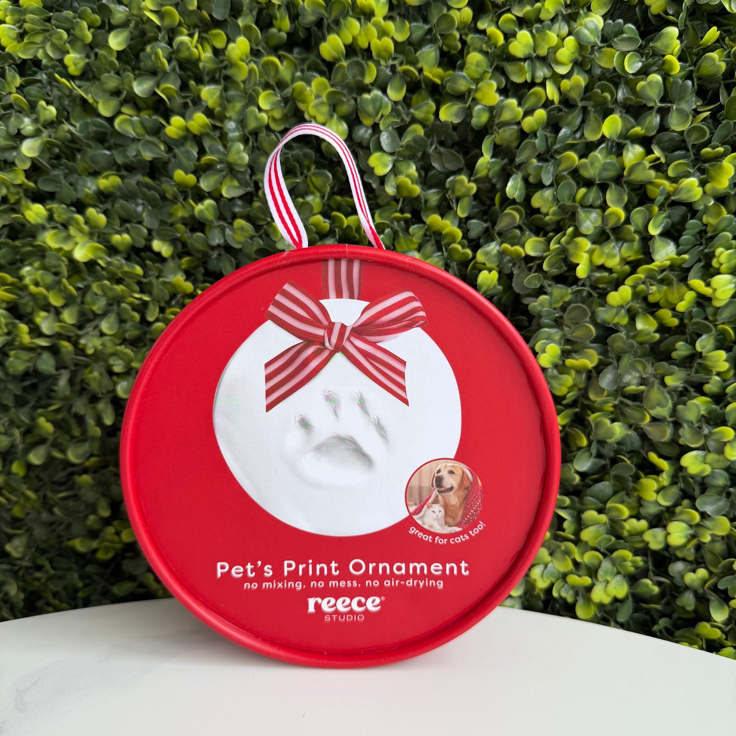 Set Paw Print Ornament- 1 Pack- Adorno Navideño de Huella
