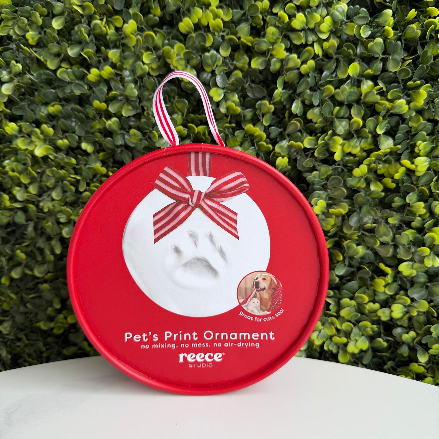 Set Paw Print Ornament- 1 Pack- Adorno Navideño de Huella