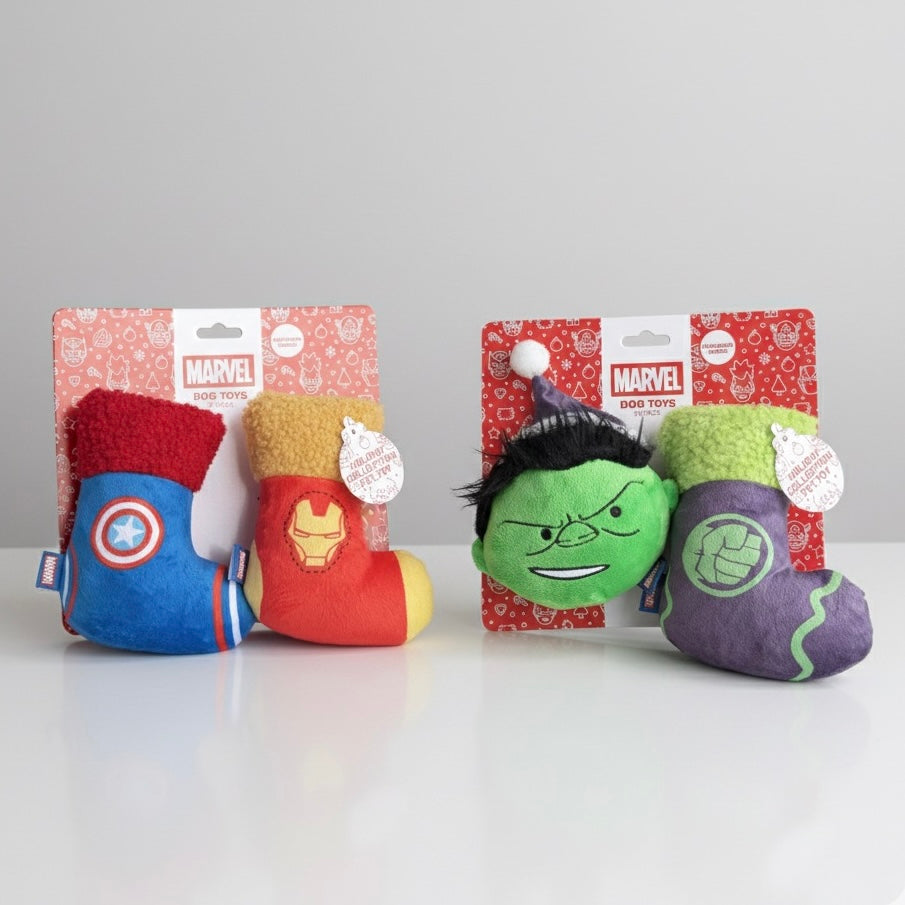 Juguetes Navideños Marvel para Mascotas (Edición Limitada)