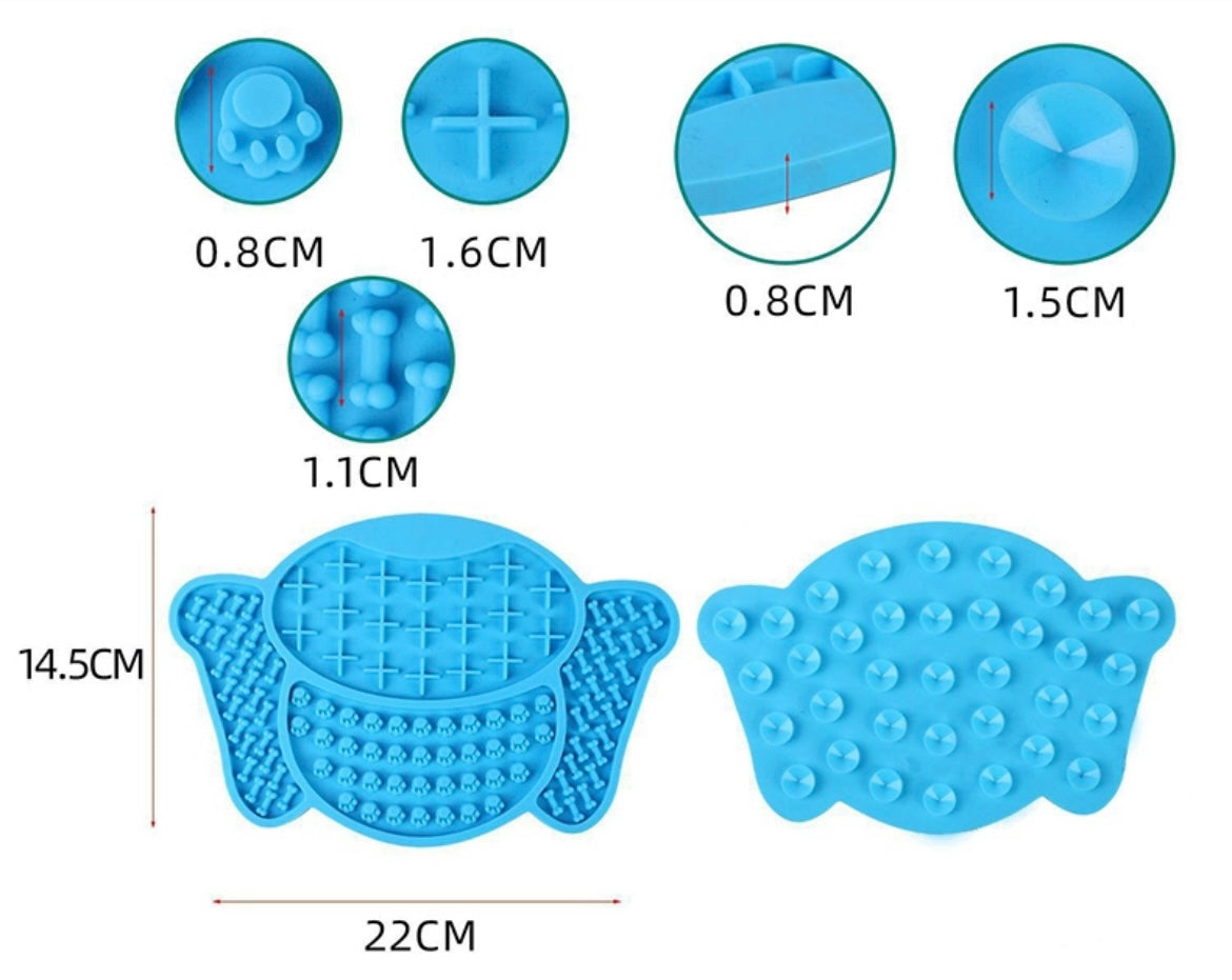 Silicone Licking Mat - Almohadilla para lamer (Incluye espátula)