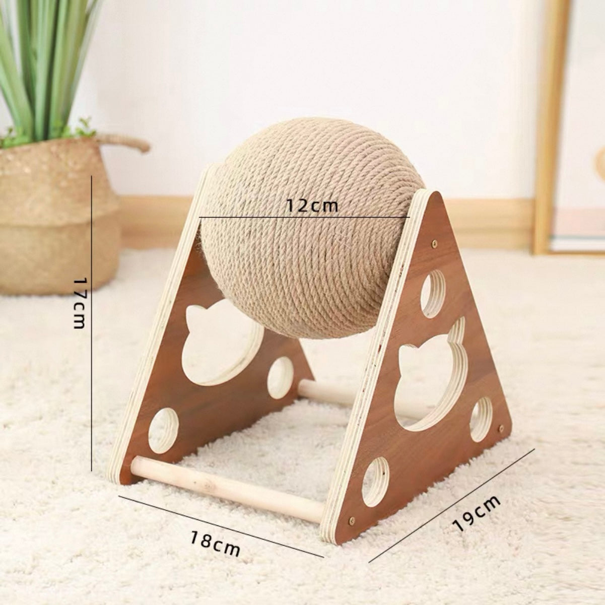 Pelota Rascadora de Sisal para Gato