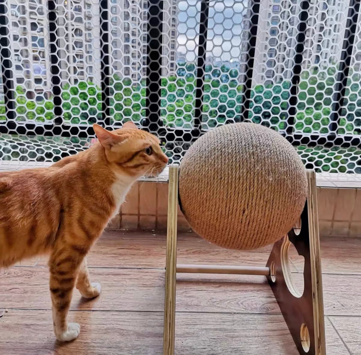 Pelota Rascadora de Sisal para Gato