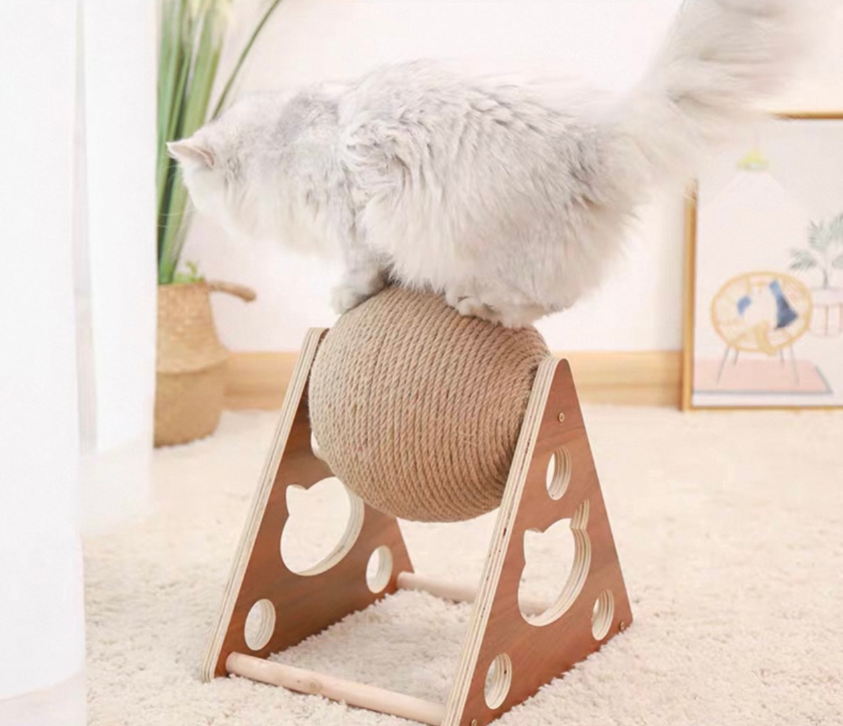 Pelota Rascadora de Sisal para Gato