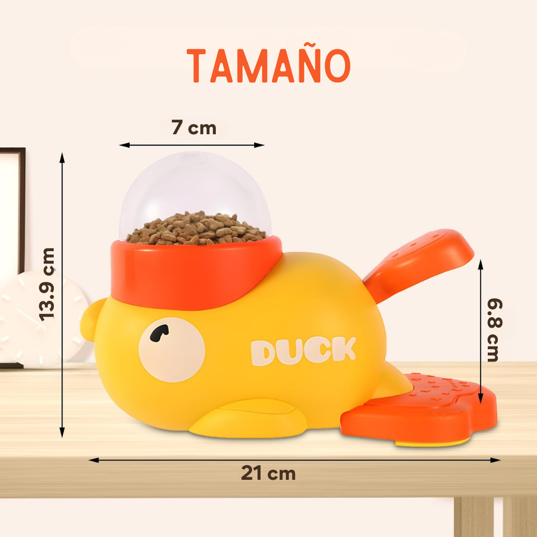 Juguete Interactivo con Forma de Pato para Mascotas