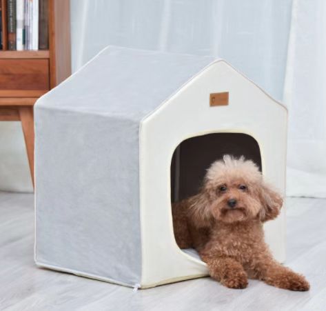 Cama Tipo Casa para Mascotas